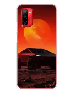 Чохол для Ulefone Note 12P з картинкою «Cybertruck на Марсі»