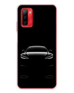 Чохол для Ulefone Note 12P з картинкою «Силует Tesla Night»