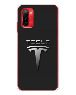 Чохол для Ulefone Note 12P з картинкою «Сталевий логотип Tesla»