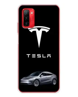 Чохол для Ulefone Note 12P з картинкою «Tesla Model Y»