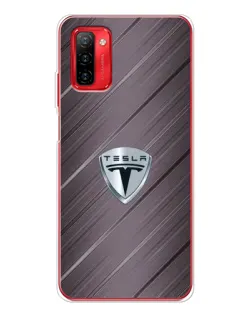 Чохол для Ulefone Note 12P з картинкою «Металева текстура Tesla»