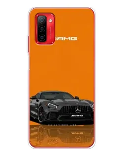 Чохол для Ulefone Note 12P з картинкою «Помаранчевий Mercedes AMG»