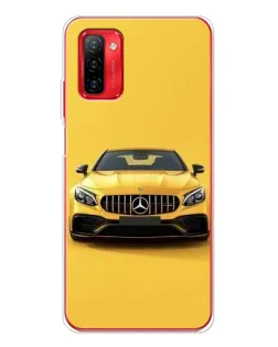 Чохол для Ulefone Note 12P з картинкою «Жовтий Mercedes GT»