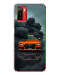 Чохол для Ulefone Note 12P з картинкою «Audi у хмарах диму»
