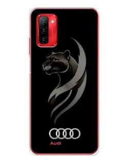 Чохол для Ulefone Note 12P з картинкою «Графіка — пантера та Audi»
