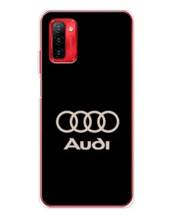 Чохол для Ulefone Note 12P з картинкою «Audi — золотий логотип»