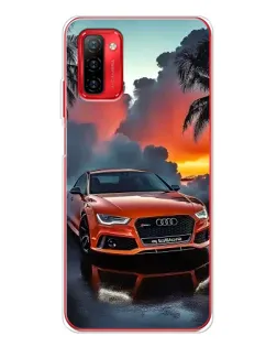 Чохол для Ulefone Note 12P з картинкою «Audi — захід сонця»