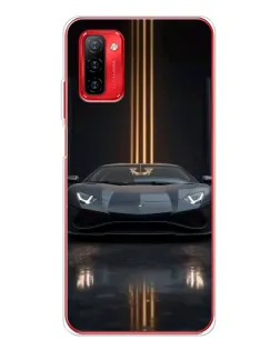 Чохол для Ulefone Note 12P з картинкою «Lamborghini золоті лінії»