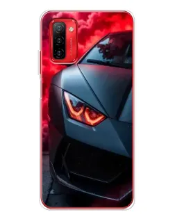 Чохол для Ulefone Note 12P з картинкою «Lamborghini червоне сяйво»