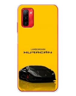 Чохол для Ulefone Note 12P з картинкою «Lamborghini Huracan чорний»