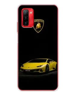 Чохол для Ulefone Note 12P з картинкою «Lamborghini жовтий акцент»