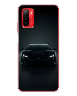 Чохол для Ulefone Note 12P з картинкою «Чорний Lamborghini Aventador»