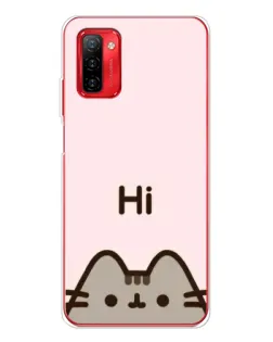 Чохол для Ulefone Note 12P з картинкою «Пушин каже Hi»