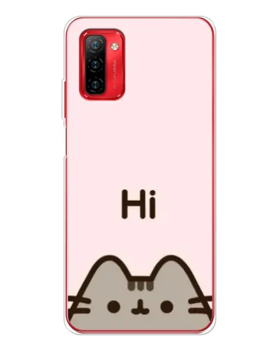 Чехол для Ulefone Note 12P с картинкой «Пушин говорит Hi» Чехол для Ulefone Note 12P с картинкой «Пушин говорит Hi»