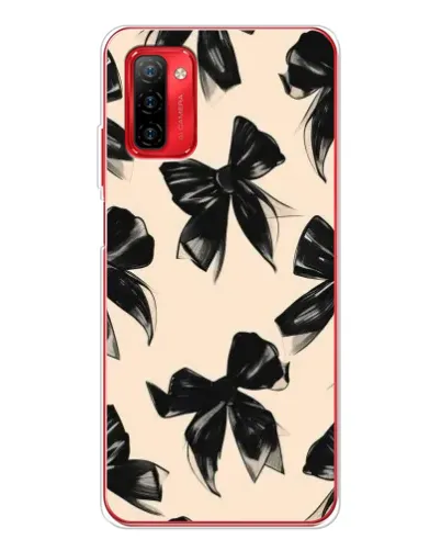 Чохол для Ulefone Note 12P з картинкою «Патерн чорні банти» Чохол для Ulefone Note 12P з картинкою «Патерн чорні банти»