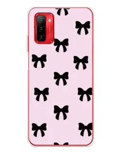 Чохол для Ulefone Note 12P з картинкою «Чорні банти Coquette»