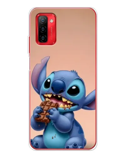 Чехол для Ulefone Note 12P с картинкой «Стич ест шоколад»