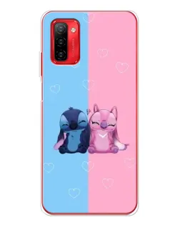 Чохол для Ulefone Note 12P з картинкою «Stitch та Angel Love»