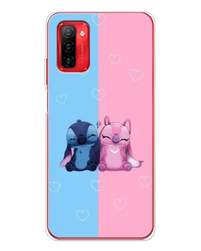 Чехол для Ulefone Note 12P с картинкой «Stitch и Angel Love»