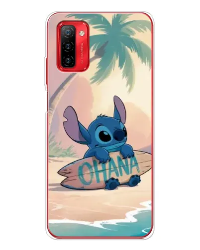 Чехол для Ulefone Note 12P с картинкой «Стич на серфе»