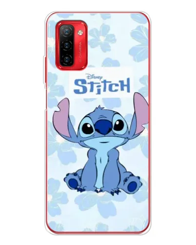 Чехол для Ulefone Note 12P с картинкой «Stitch среди цветов»