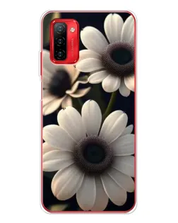 Чохол для Ulefone Note 12P з картинкою «Білі маргаритки макро»