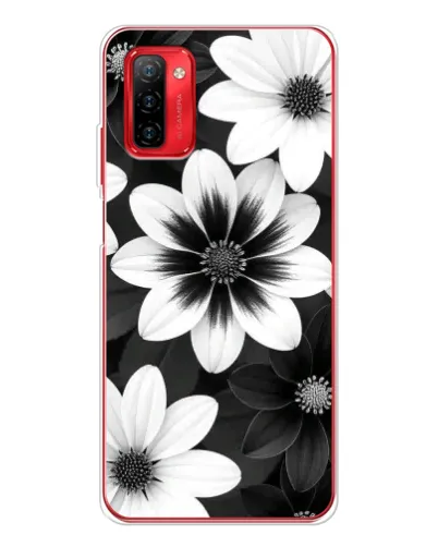 Чохол для Ulefone Note 12P з картинкою «Монохромні айстри»