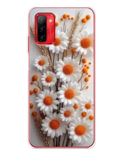 Чохол для Ulefone Note 12P з картинкою «Білі сухоцвіти»
