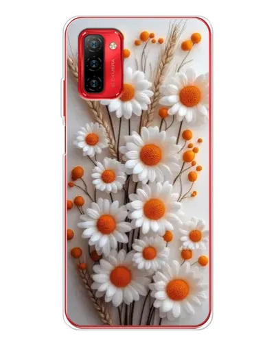 Чохол для Ulefone Note 12P з картинкою «Білі сухоцвіти»