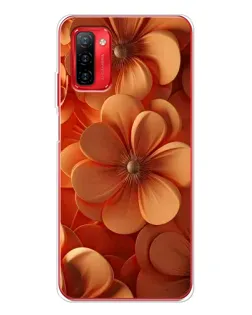 Чохол для Ulefone Note 12P з картинкою «Помаранчева макро квітка»