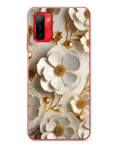 Чохол для Ulefone Note 12P з картинкою «Білі паперові квіти»