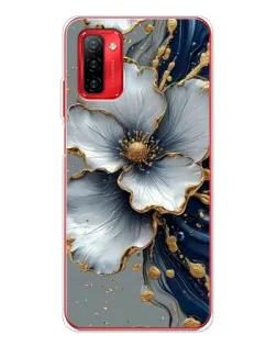 Чохол для Ulefone Note 12P з картинкою «Біла квітка та золотий флюїд»