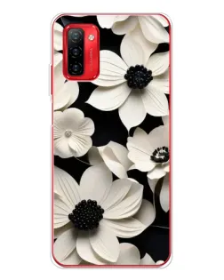 Чохол для Ulefone Note 12P з картинкою «Об'ємні білі квіти»