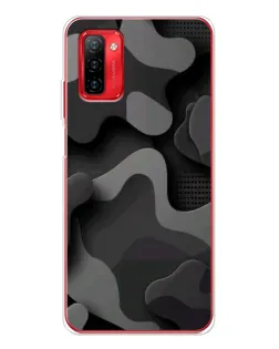Чохол для Ulefone Note 12P з картинкою «Темний абстрактний камуфляж»