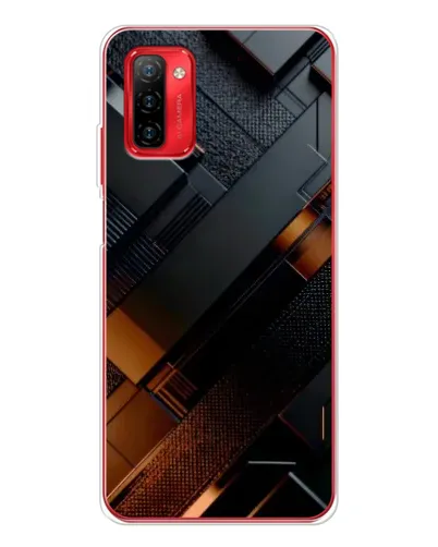 Чохол для Ulefone Note 12P з картинкою «Чорні геометричні блоки» Чохол для Ulefone Note 12P з картинкою «Чорні геометричні блоки»