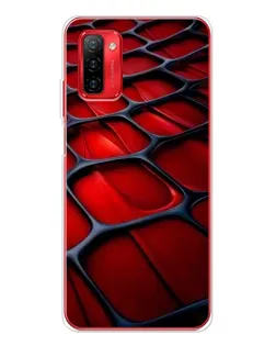 Чохол для Ulefone Note 12P з картинкою «Червона глянцева сітка»