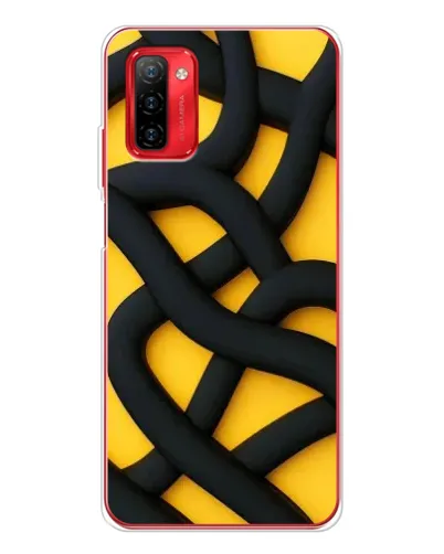 Чохол для Ulefone Note 12P з картинкою «Чорне жовте переплетення» Чохол для Ulefone Note 12P з картинкою «Чорне жовте переплетення»