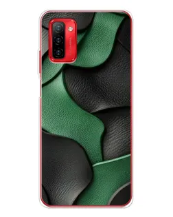 Чохол для Ulefone Note 12P з картинкою «Зелені шкіряні хвилі»