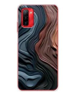 Чохол для Ulefone Note 12P з картинкою «Кольорові хвилі каньйону»