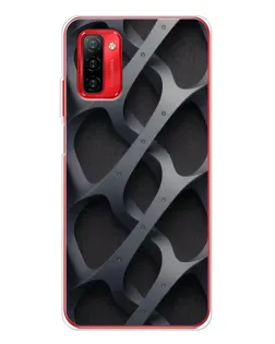 Чохол для Ulefone Note 12P з картинкою «Об'ємне сіре плетіння»