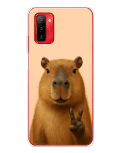 Чохол для Ulefone Note 12P з картинкою «Капібара вікторія»