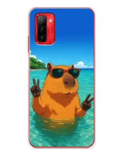Чохол для Ulefone Note 12P з картинкою «Морська капібара»