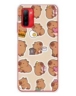Чохол для Ulefone Note 12P з картинкою «Капібари паттерн»