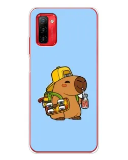Чохол для Ulefone Note 12P з картинкою «Капібара на скейті»