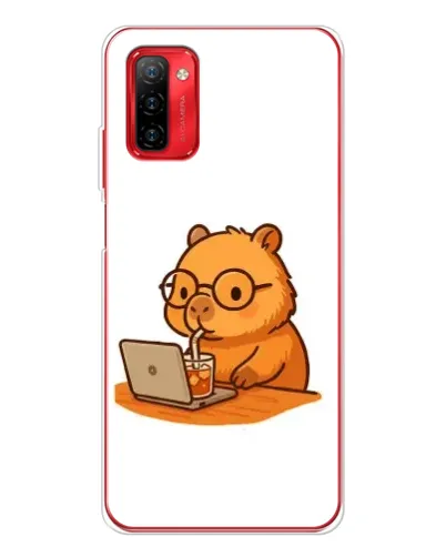 Чохол для Ulefone Note 12P з картинкою «Капібара з ноутбуком» Чохол для Ulefone Note 12P з картинкою «Капібара з ноутбуком»