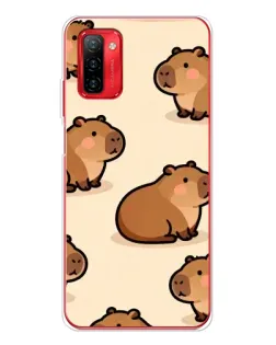 Чохол для Ulefone Note 12P з картинкою «Паттерн милих капібар»