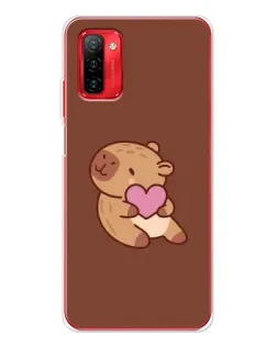 Чохол для Ulefone Note 12P з картинкою «Капібара з серцем»