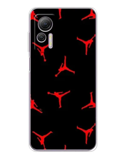 Чохол для Ulefone Note 14 з картинкою «Jordan Red Pattern» Чохол для Ulefone Note 14 з картинкою «Jordan Red Pattern»
