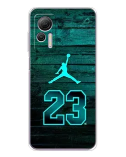 Чохол для Ulefone Note 14 з картинкою «Jordan Cyan 23»