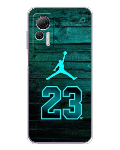 Чохол для Ulefone Note 14 з картинкою «Jordan Cyan 23» Чохол для Ulefone Note 14 з картинкою «Jordan Cyan 23»